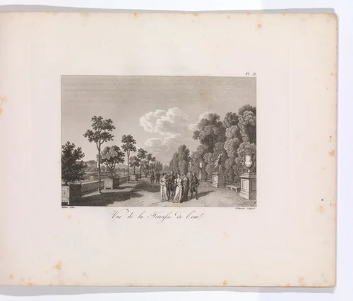 Promenades de Paris, ou collection de vues pittoresque de ses jardins publics, etc. Premier Cahier by J. Philibert, book, 1812