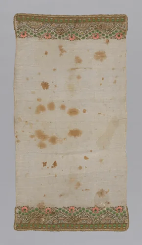 Towel or Napkin by Turkey, textile, 1801-1900