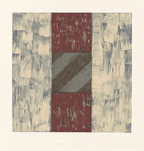 Square Light I by Sean Scully, print, 1988