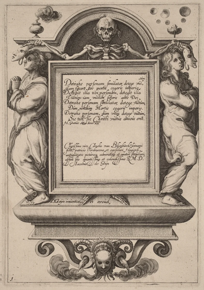 Title Page by Zacharias Dolendo; Jacques de Gheyn II, portfolio, 1518-1641