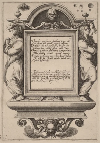 Title Page by Zacharias Dolendo; Jacques de Gheyn II, portfolio, 1518-1641