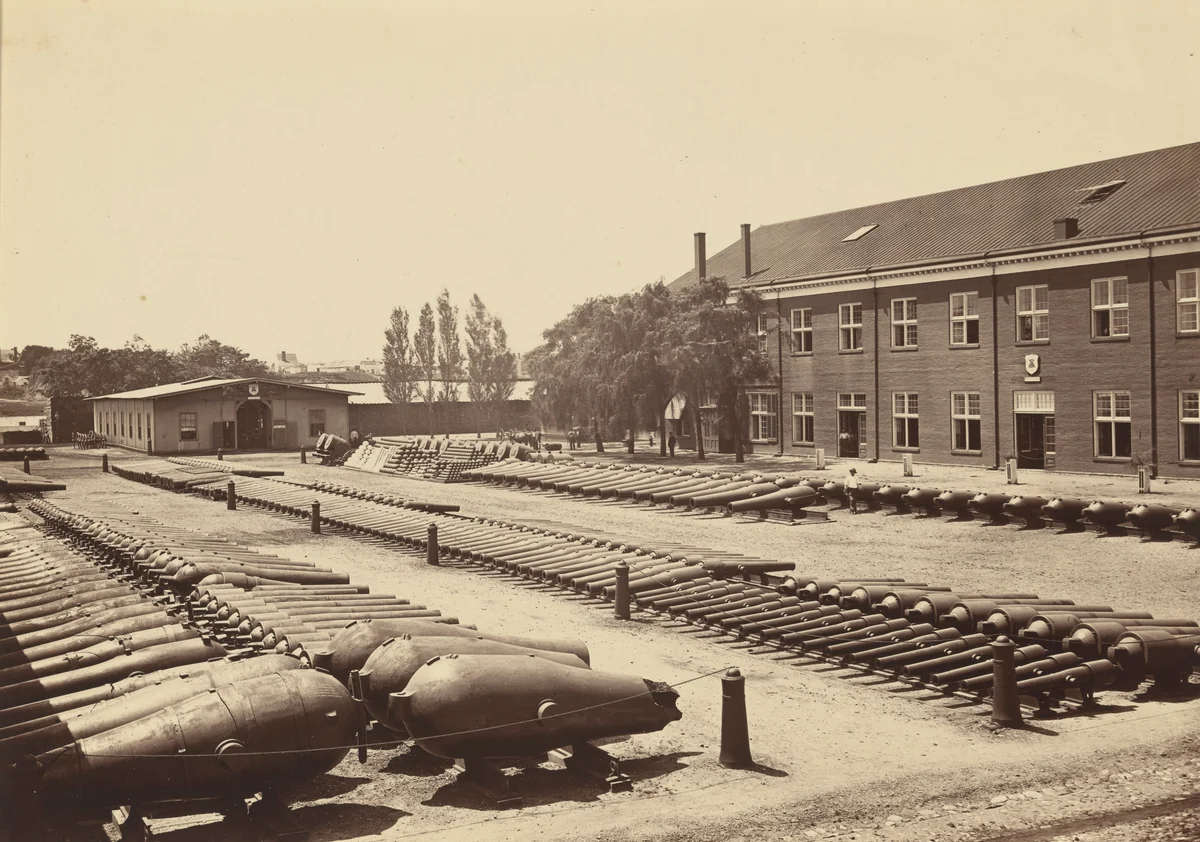 Views in the Navy Ordnance Yard, Washington, D.C., June by Mathew Brady, photograph, 1866
