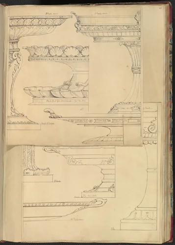Designs for Dishes by Alfred Forrester, drawing, 1845-1855