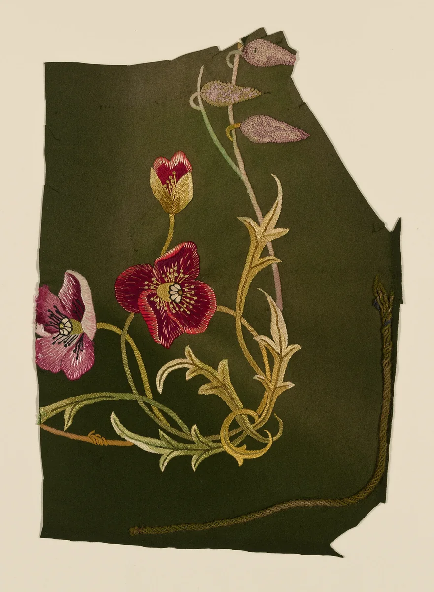 Fragment by England, textile, 1850-1900