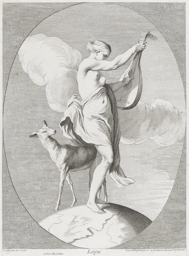 Hearing, from "The Five Senses" by Anne Claude Philippe de Tubières, print, 1730-1765