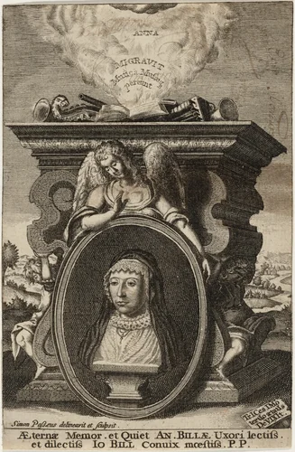Anne Bill by Simon van de Passe, print, 1595-1647