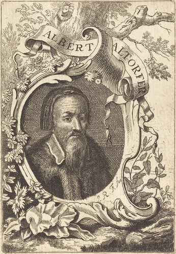 Albrecht Altdorfer by Jeremias Falck, print, 1619-1677