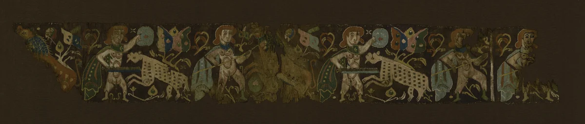 Border by Coptic Egypt, textile, 501-800