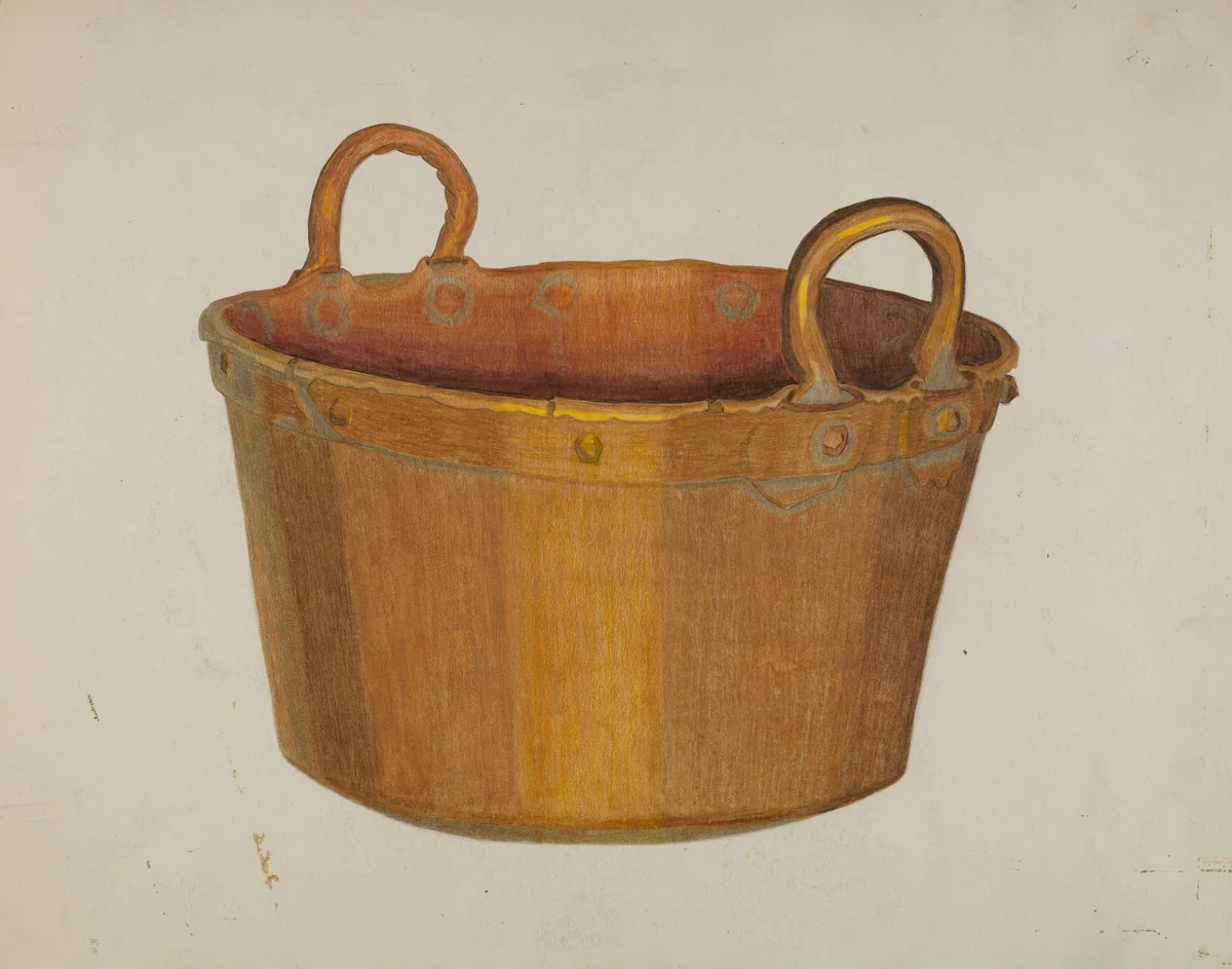 Kettle by Tulita Westfall, index of american design, 1937