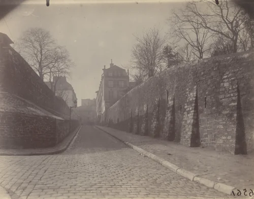 Rue des Saules by Eugène Atget, photograph, 1925