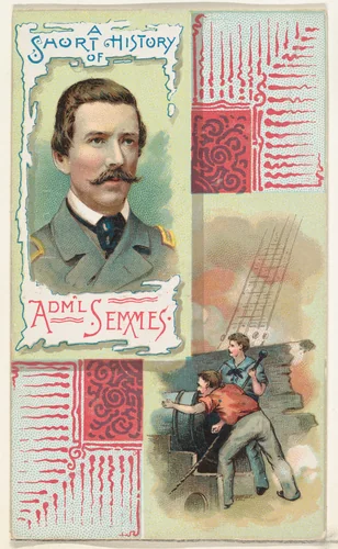 A Short History: Rear-Admiral Raphael Semmes, from the Histories of Generals series (N114) issued by W. Duke, Sons & Co. to promote Honest Long Cut Smoking and Chewing Tobacco by W. Duke, Sons & Co., print, 1888