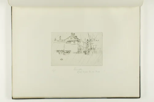 The Temple by James McNeill Whistler, print, 1880-1881