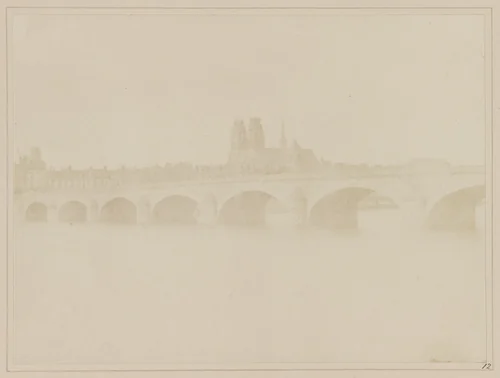 The Bridge of Orleans by William Henry Fox Talbot, photograph, 1843-1845