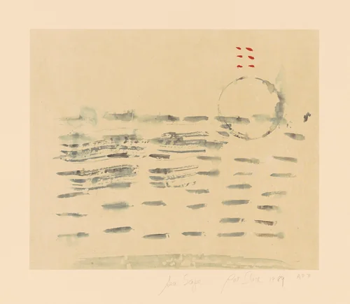 Seascape by Pat Steir
Hu Quiyun
Jiang Ming, print, 1988
