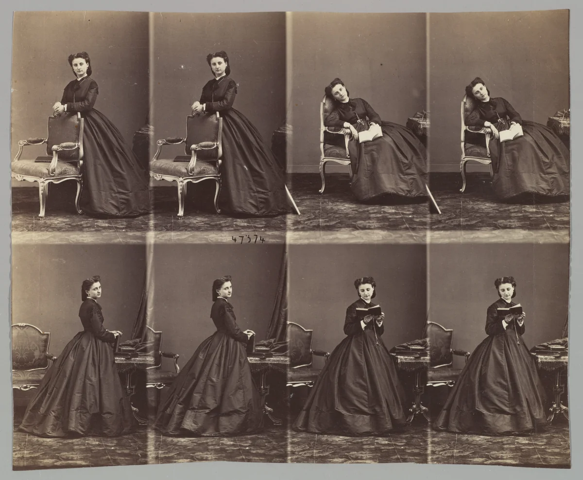 Léontine Walter by André Adolphe-Eugène Disdéri, photograph, 1863