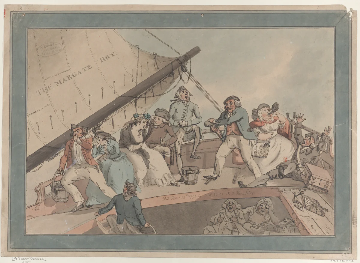 The Margate Hoy by Charles Catton, Jr., print, 1795
