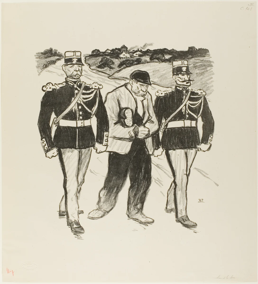 Without a Cent by Théophile Alexandre Steinlen, print, 1894