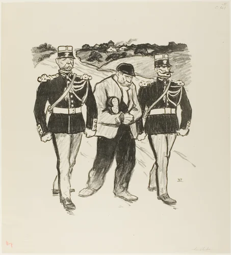 Without a Cent by Théophile Alexandre Steinlen, print, 1894