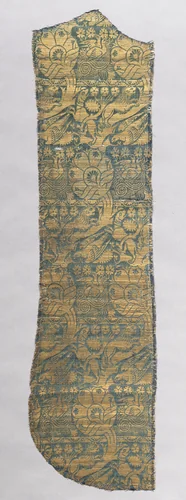 Chasuble Fragment with Realistic Animals by Unknown, textile, 1415-1425