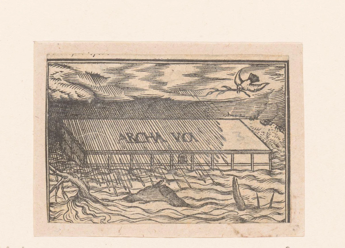Ark van Noach by anonymous, print, 1552