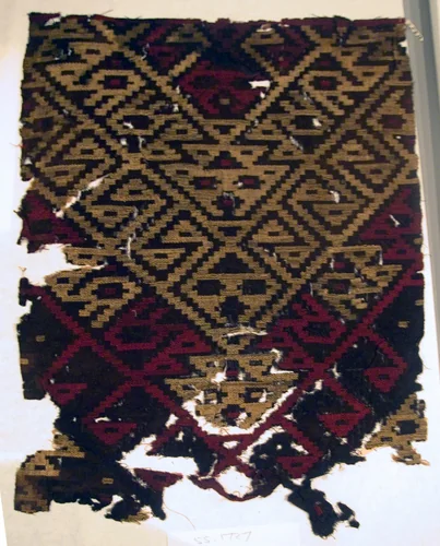Fragment by Peru, Probably south coast, textile, 1000-1476