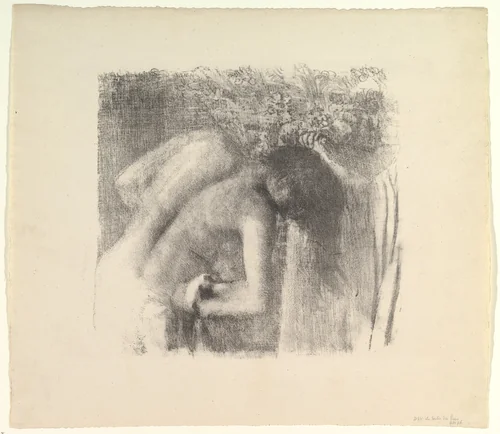 After the Bath (large version) by Edgar Degas, print, 1891-1892