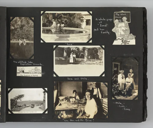 The Story of my Life and Friends as Told by Snapshots from Fourteen On by Blanche Parker, photograph, 1916