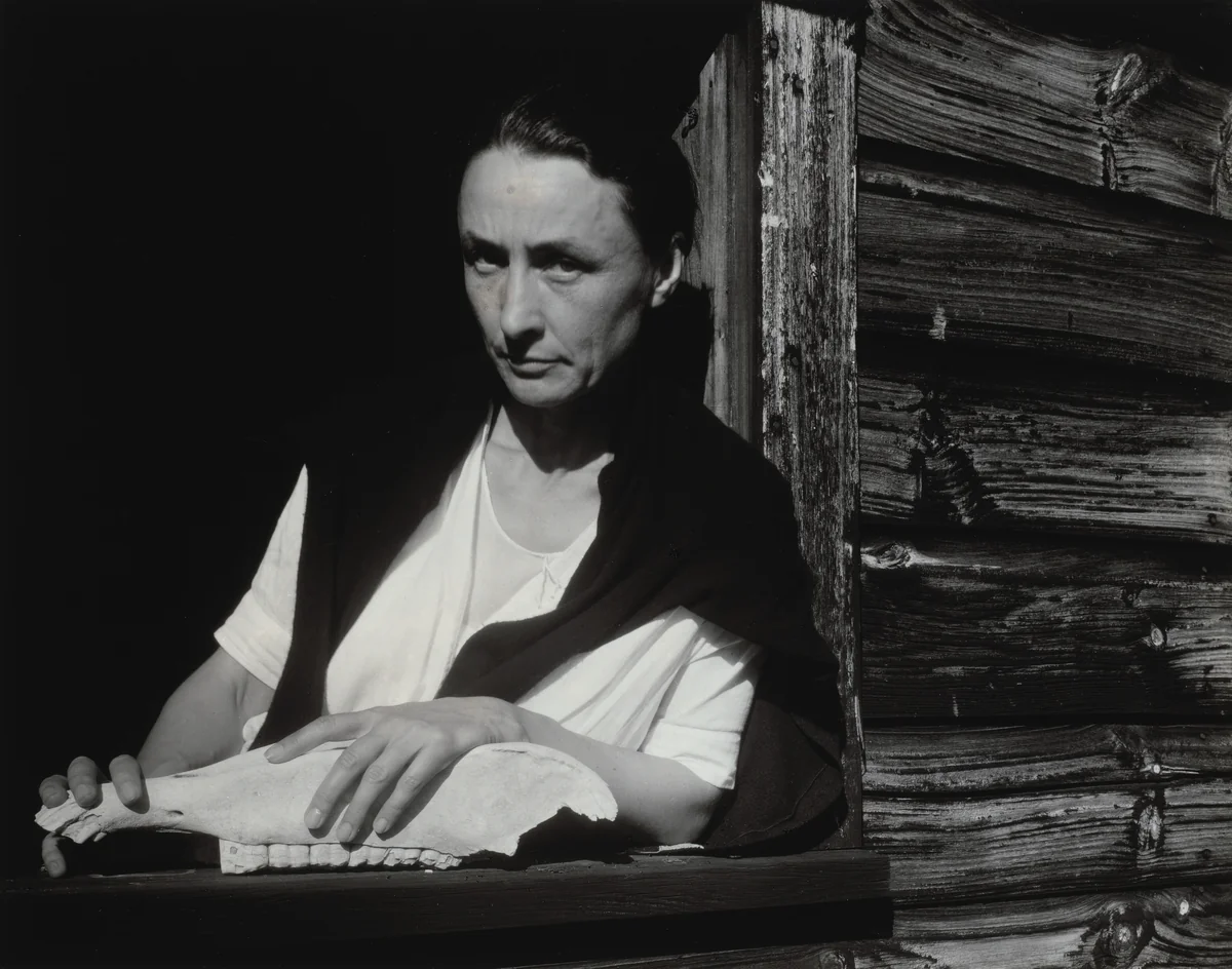 Georgia O'Keeffe by Alfred Stieglitz, photograph, 1931