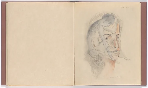 Edith et son mari (Edith and Her Husband) from Le Peseur d'âmes (The Weigher of Souls) by Francis Picabia, illustrated book, 1931