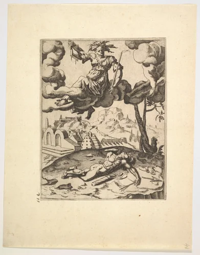 The Triumph of Chastity from The Triumphs of Petrarch by Dirck Volckertsz. Coornhert, print, 1543-1553