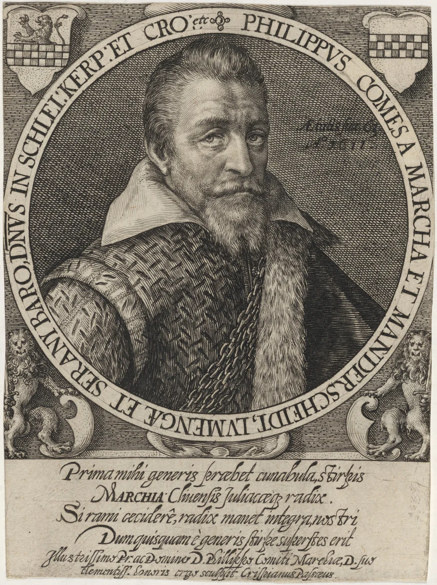 Philip of Cleves and Julich by Crispijn van de Passe I, print, 1611