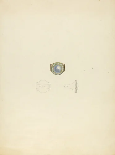 Ring by John H. Tercuzzi, index of american design, 1935-1942
