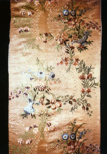 Panel by England, Spitalfields, textile, 1725-1775