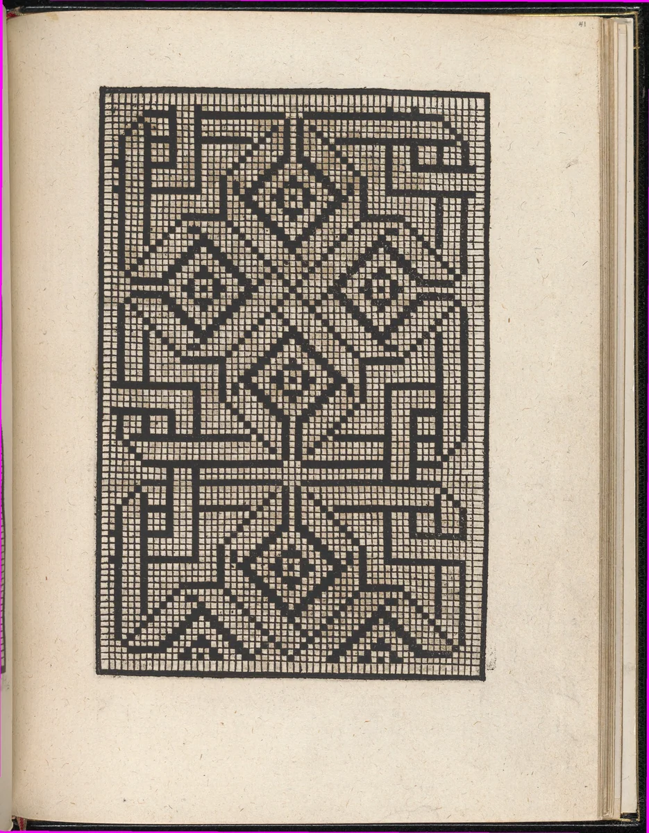 Page from Ein new kunstlich Modelbuch...(Page 41r) by Peter Quentel, book, 1544