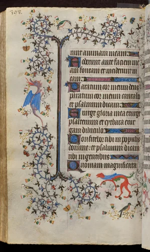 Hours of Charles the Noble, King of Navarre (1361-1425): fol. 193v, Text by Master of the Brussels Initials and Associates, book, 1400-1410