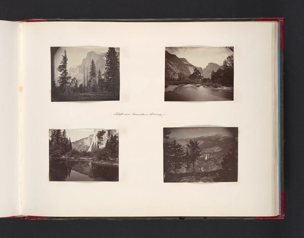 California Mountain Scenery by John Thomson, photograph, 1865