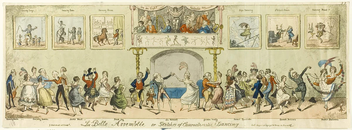 La Belle Assemblée by George Cruikshank, print, 1817