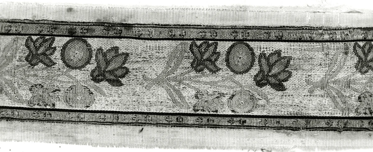 Fragment (Border) by Iran, textile, 1601-1700