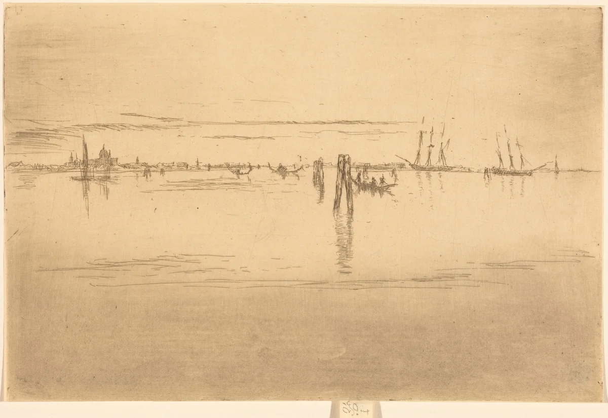 Long Lagoon by James McNeill Whistler, print, 1880