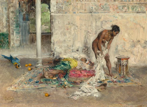 After the Bath by Giovanni Boldini, painting, 1889-1931