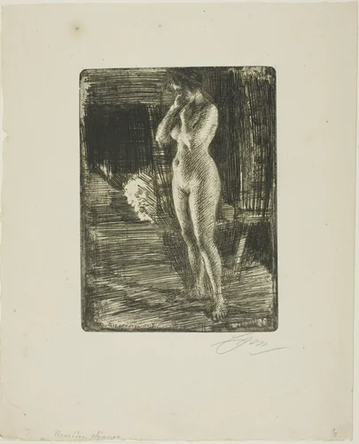 The First Pose by Anders Zorn, print, 1906