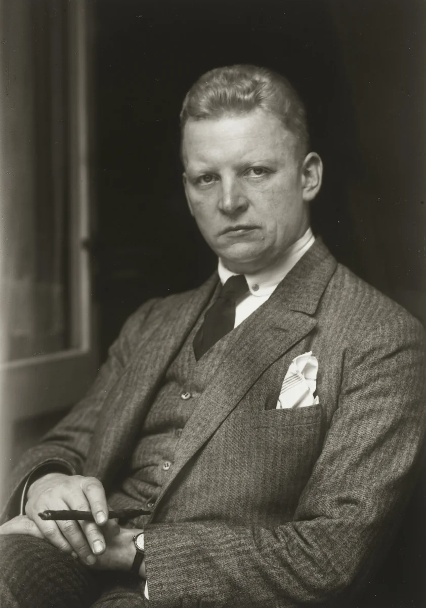 Conductor [Hermann Abendroth] by August Sander, photograph, 1921