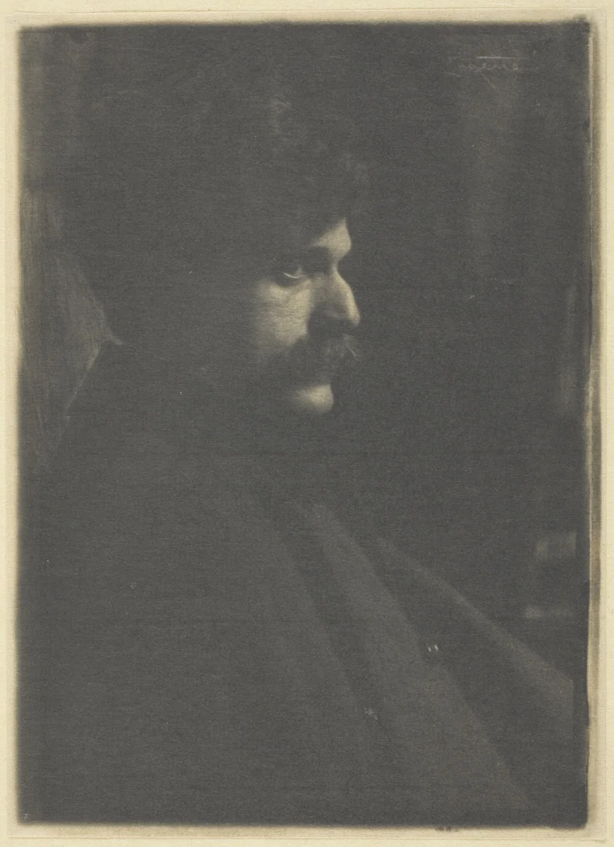 Portrait of Alfred Stieglitz by Frank Eugene, photograph, 1899