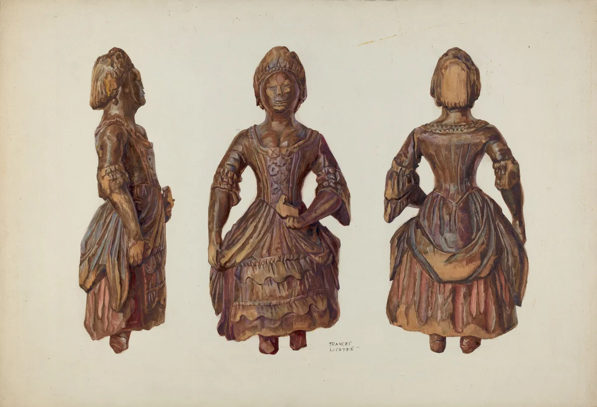 Doll by Frances Lichten, index of american design, 1936