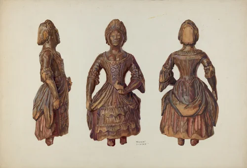 Doll by Frances Lichten, index of american design, 1936