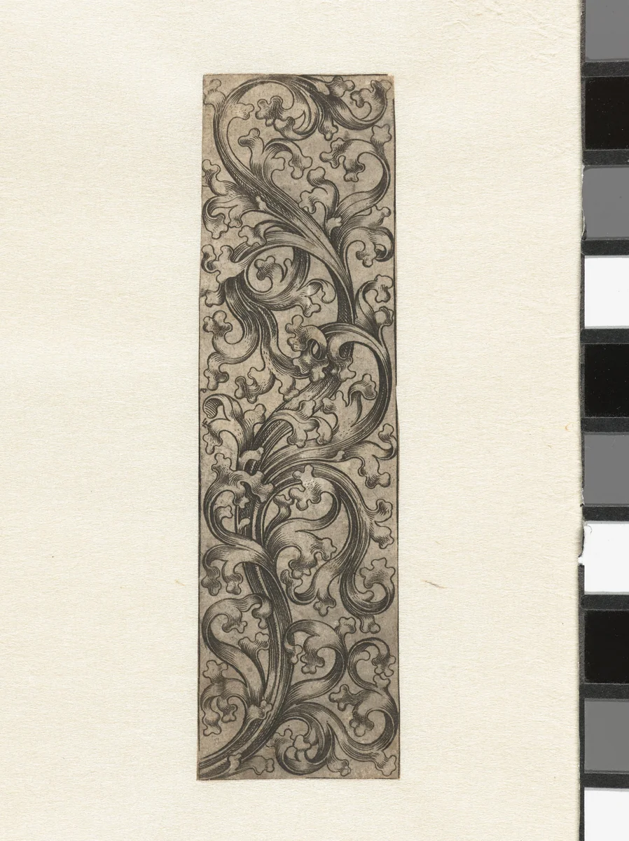 Fries met bladranken by PW van Keulen, print, 1470-1500