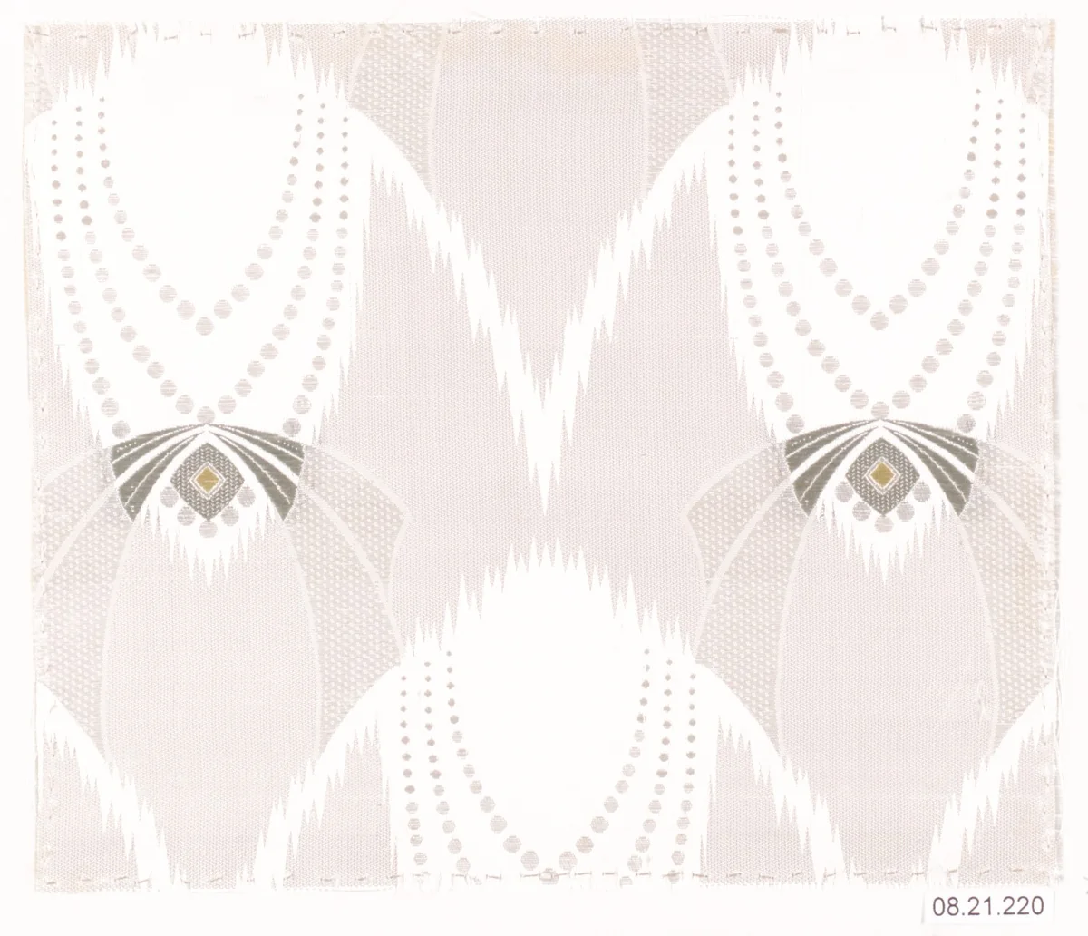 Textile sample by Unknown Designer, textile, 1900