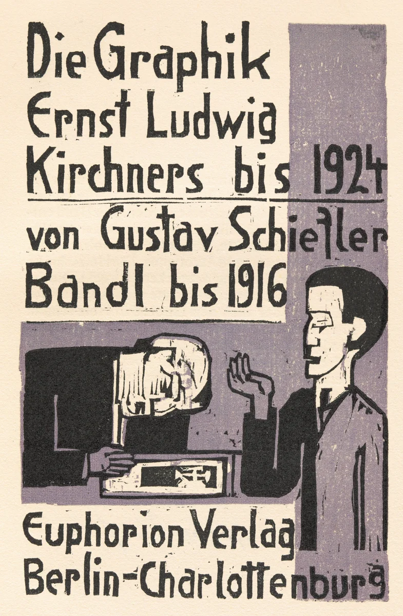 Die Graphik Ernst Ludwig Kirchners bis 1924 von Gustav Schiefler Band I bis 1916 (The Graphic Art of Ernst Ludwig Kirchner to 1924 by Gustav Schiefler Volume 1 to 1916) by Ernst Ludwig Kirchner, volume, 1926
