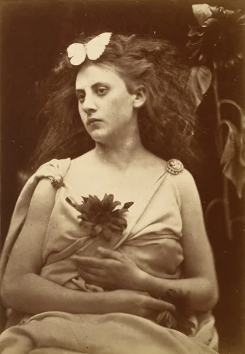 The Sunflower by Julia Margaret Cameron, photograph, 1870