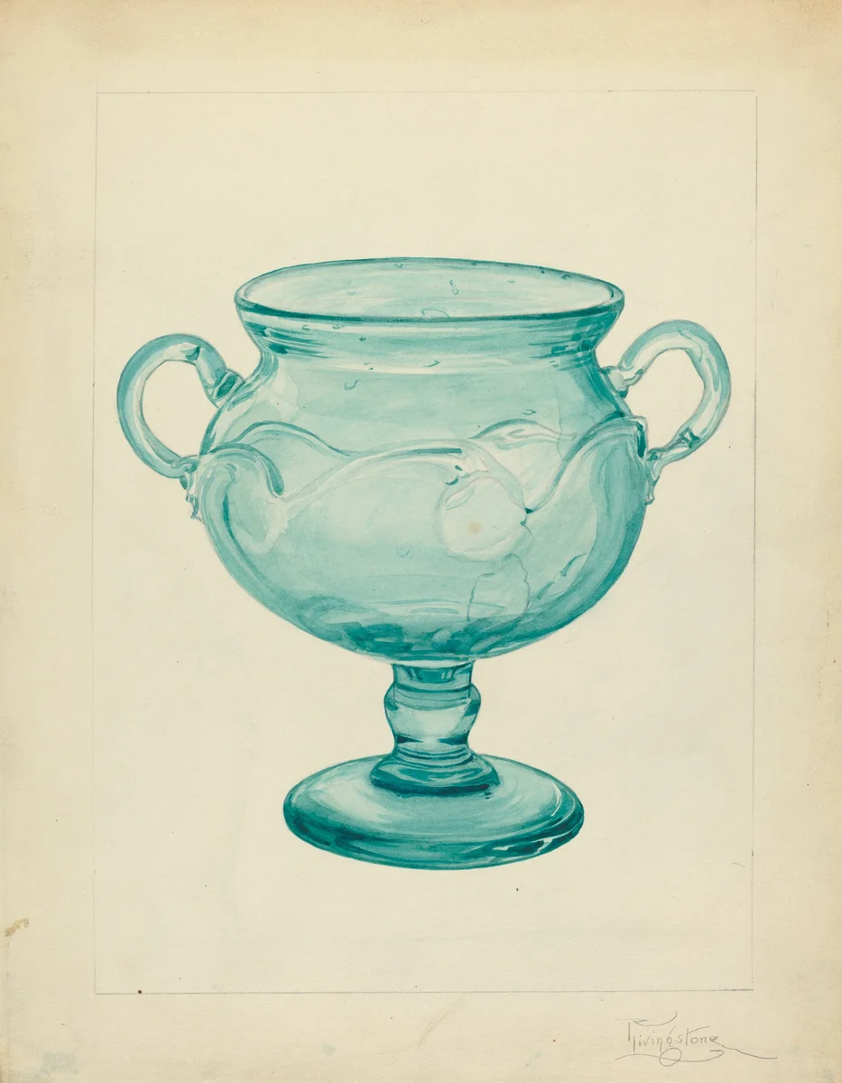 Sugar Bowl by Rolland Livingstone, index of american design, 1940